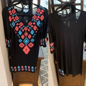 South Main western still slip dress (L)